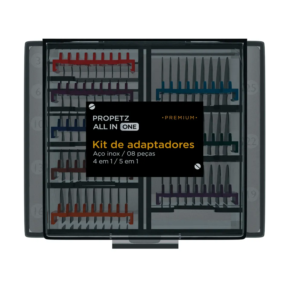 KIT ADAPTADORES ALL IN ONE P/ MAQ. PRO - PROPETZ - Imagem 3