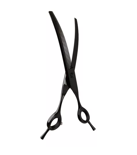 TESOURA SEMI DENTADA CURVA 7,5 - SUPER PREMIUM PROPETZ