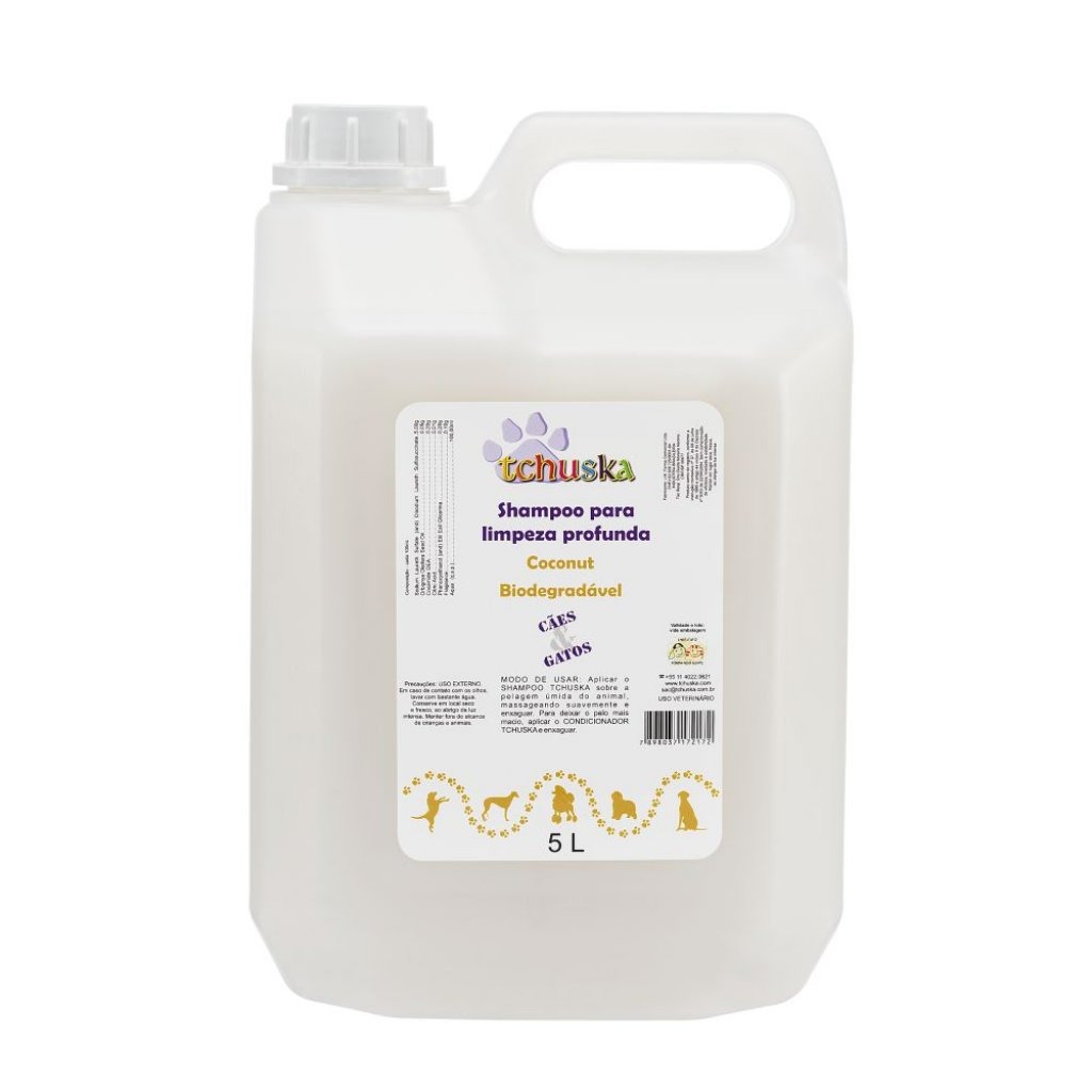 SHAMPOO COCONUT 5L - TCHUSKA