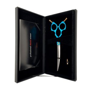 TESOURA CURVA 7 AZUL AKEMI - PROPETZ